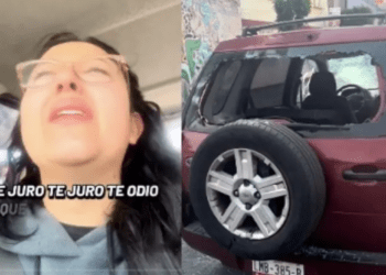 Mujer llora tras ser víctima de Montachoques en CDMX: le pedían 21 mil pesos