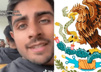 Extranjero dice ser la reencarnación de la serpiente devorada en el Escudo Nacional