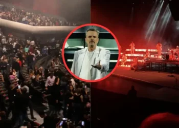 Alerta sísmica interrumpe concierto de Miguel Bosé