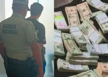 Detienen a pasajero con más de un millón de pesos