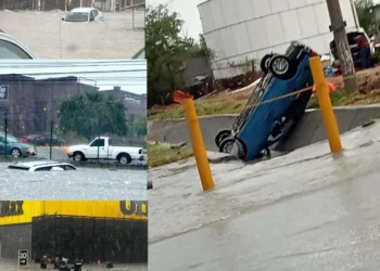 Lluvias provocan caos en Tamaulipas
