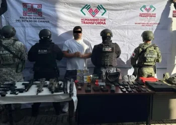 Detienen a hijo de exalcalde de Comitán con armas y droga