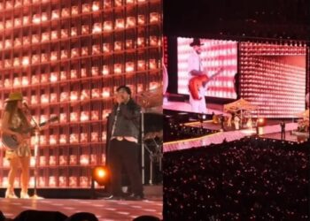 Shakira y Grupo Frontera cantaron Entre Paréntesis en su concierto en CDMX