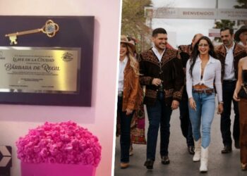 Bárbara de Regil presume con orgullo la llave de Matamoros en sus redes sociales