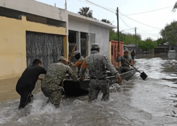 Activan protocolos de emergencia luego de tormenta en Tamaulipas