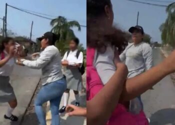 Mujer agrede a estudiante en Veracruz, causando indignación