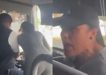 Conductor retiene a mujer tras pelea en Playa del Carmen