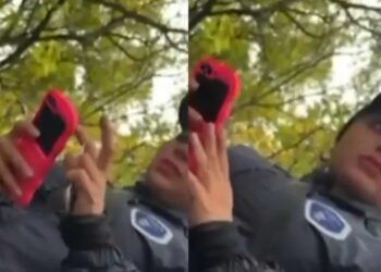 Policía vial de Guadalajara extorsiona a conductora