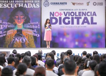 Asiste Gobernadora a Conferencia Violencia Digital Ley Olimpia en el Instituto Tecnológico de Celaya