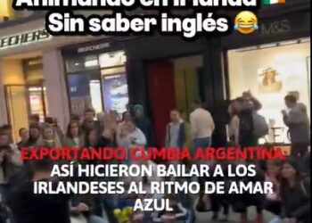 Argentino conquista Irlanda tocando cumbia en las calles