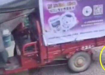 Padre atropella a su bebé por descuido