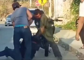 Vecinos de Campeche someten a presunto ladrón con cintarazos ante falta de vigilancia