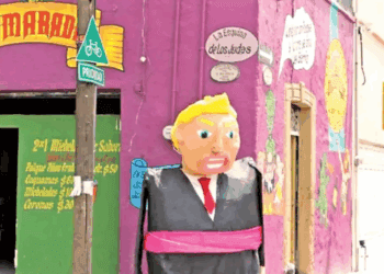 Queman a Judas, a Trump y a sus aranceles