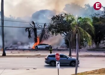 Avioneta cae en Boca Ratón, Florida