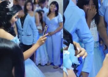 Migrante baila con su hija por videollamada en sus XV años