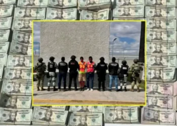 Con 660 mil dólares, son detenidos dos jóvenes en NL