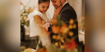 Ale Capetillo realiza ritual para evitar la lluvia en su boda