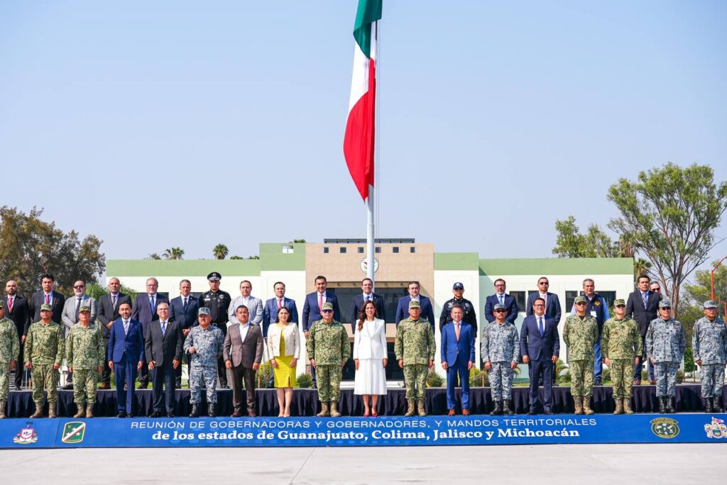 Refuerzan estrategia de seguridad Guanajuato, Jalisco, Colima y Michoacán