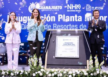 Inaugura Gobernadora planta Motor Core de NHK Spring México en Irapuato