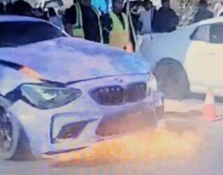 Auto explota en arrancones en Querétaro