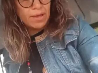 “Lady RTP”, exige bajarse en plena vía