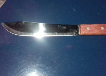 Vecina es detenida en Guadalupe por amenazar con cuchillo tras lanzar latas a domicilio