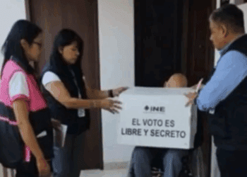 Comienza jornada de voto anticipado para personas en postración