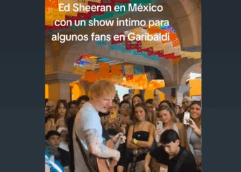 Ed Sheeran sorprende en Garibaldi con show gratuito