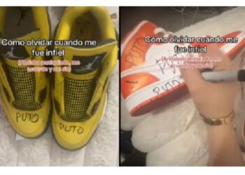 TikTok: Joven se venga de su ex infiel rayando sus tenis y causa revuelo en redes