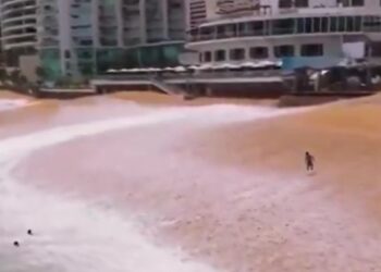 Advierten por efectos del Mar de Fondo en Acapulco tras viralización de impactante video