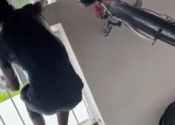 Frustran intento de robo de bicicleta en Veracruz