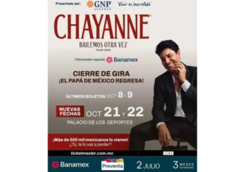 Chayanne suma nuevas fechas en CDMX: así queda su calendario en el Palacio de los Deportes
