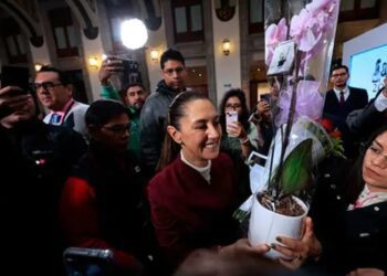 Claudia Sheinbaum celebra su primer cumpleaños como presidenta en Palacio Nacional