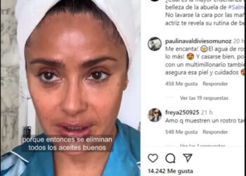 El legado de belleza natural que Salma Hayek aprendió de su abuela