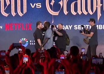‘Canelo’ y Crawford desatan tensión antes del combate