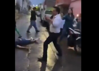 Suspenden a funcionario de Cortazar tras verse involucrado en riña callejera