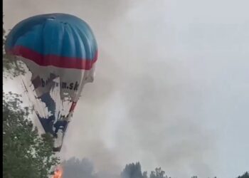 Explosión de globo aerostático deja dos heridos en Eslovaquia
