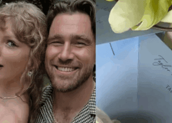 Rumores de boda entre Taylor Swift y Travis Kelce se encienden por tarjeta en enlace nupcial