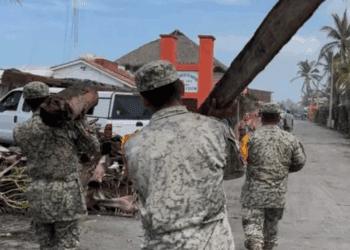 Ejército y Guardia Nacional apoyan en recuperación tras ‘Dalila’ en Colima