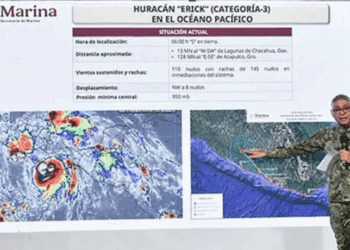 Huracán ‘Erick’ impacta Oaxaca y Guerrero sin dejar víctimas mortales
