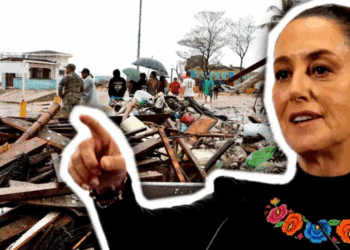 Sheinbaum visita Oaxaca tras paso de Erick y confirma un deceso