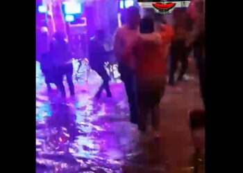 Fiesta en zona inundada de Tlaxcala causa polémica en redes