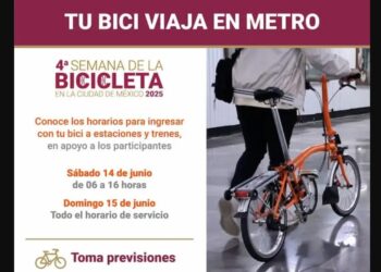 CDMX: Metro abrirá paso a bicicletas este fin de semana en horarios especiales