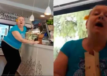 “Lady Muecas”, protagoniza pelea en heladería