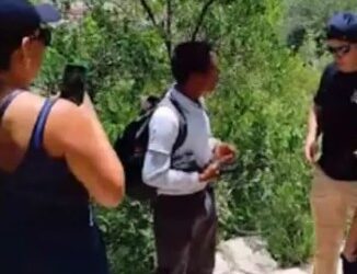 Arrestan a turistas por vandalizar la Peña de Bernal