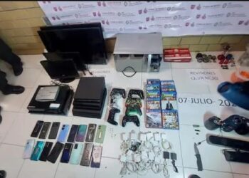 Incautan droga y equipos prohibidos en Santa Martha