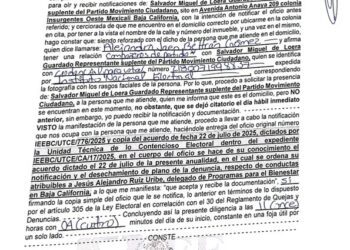 Ruiz Uribe es exonerado por el IEEBC tras denuncia por supuesta promoción personalizada