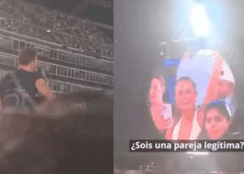 Chris Martin provoca risas en concierto al verificar si pareja en ‘kiss cam’ era legítima