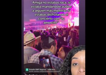 Infidelidad en concierto de Grupo Firme se vuelve viral