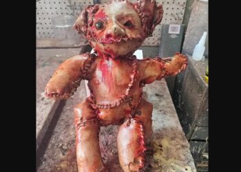 Peluche con apariencia de piel humana causa alarma en California